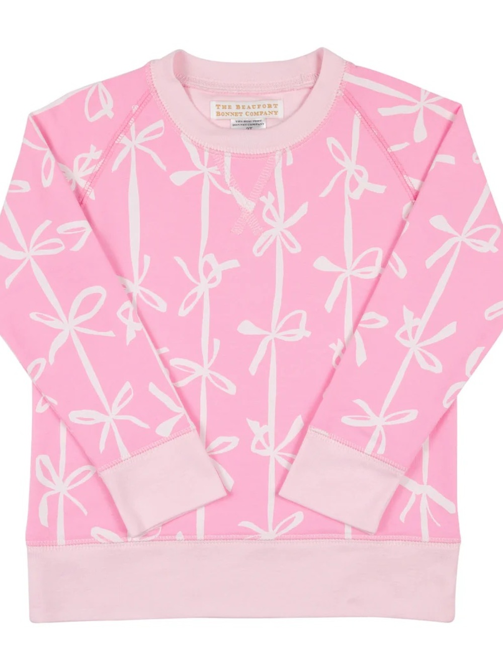 TBBC Pink Braselton Bow Cassidy Comfy Crewneck (Like New)